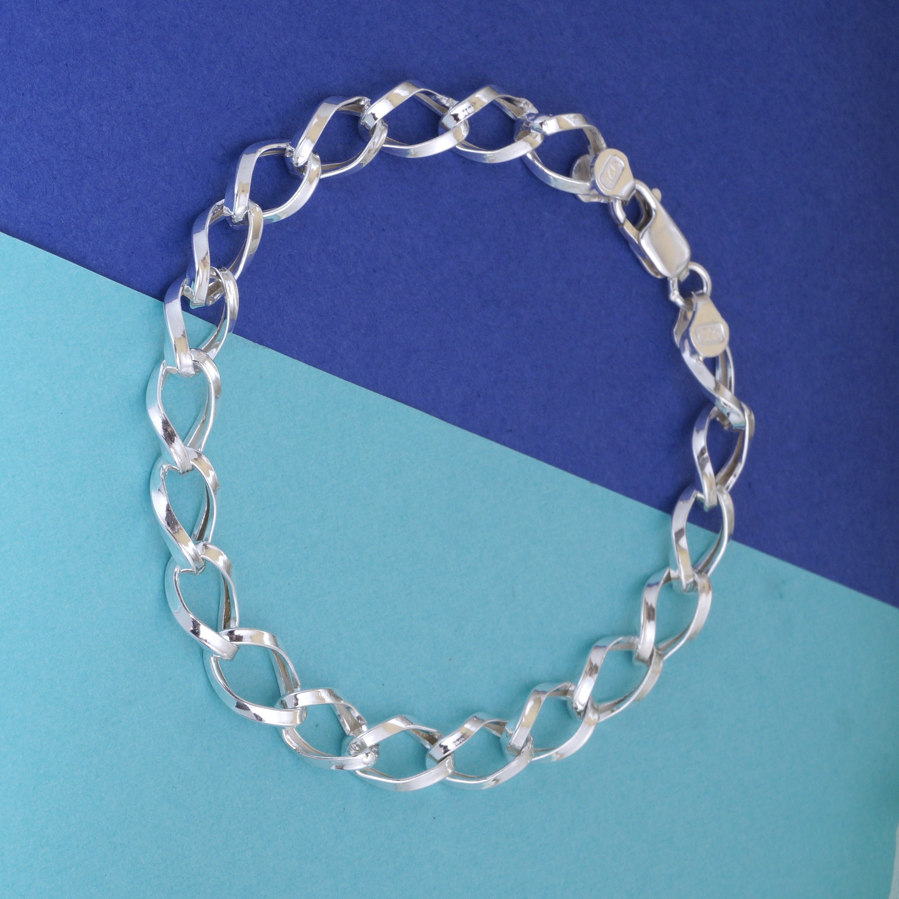 Unique Design Premium-Grade Quality Silver Color Bracelet for Men - Style  C301 – Soni Fashion®